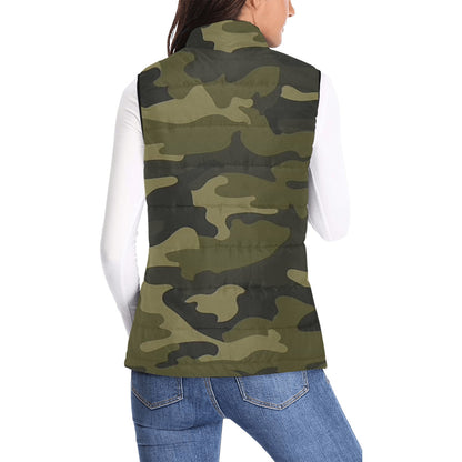 FZ Women's Puff Army Jacket Vest