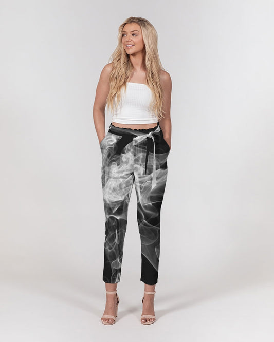 fz blured zone women's belted tapered pants