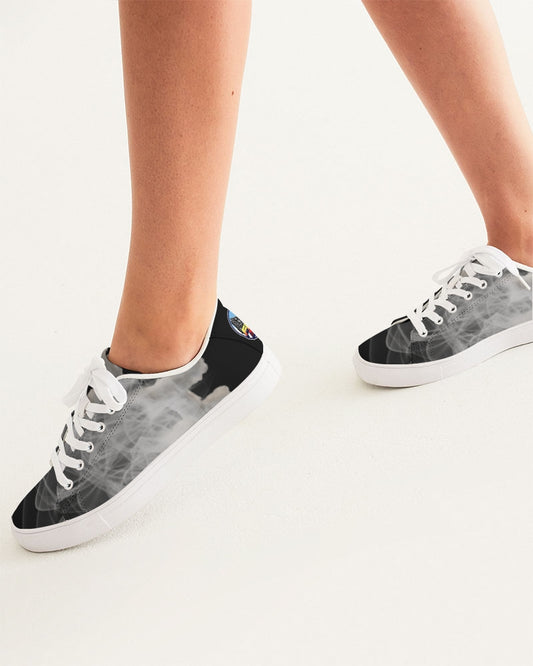 smoking the highest women's faux-leather sneaker