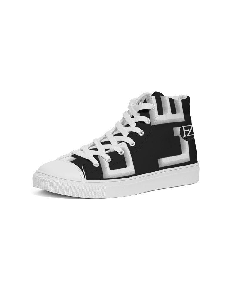 black flite men's hightop canvas shoe