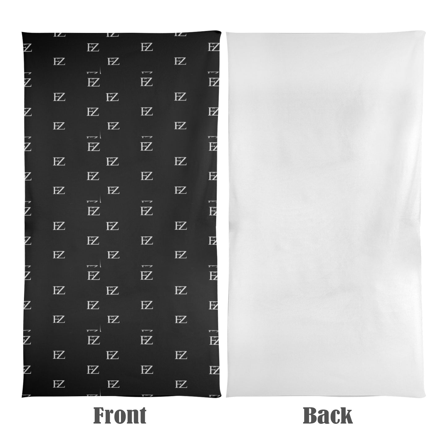 fz towel - black beach towel 31"x71"(new)( made in queen)