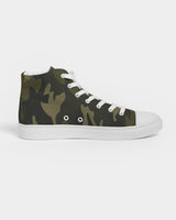 darker shade men's hightop canvas shoe