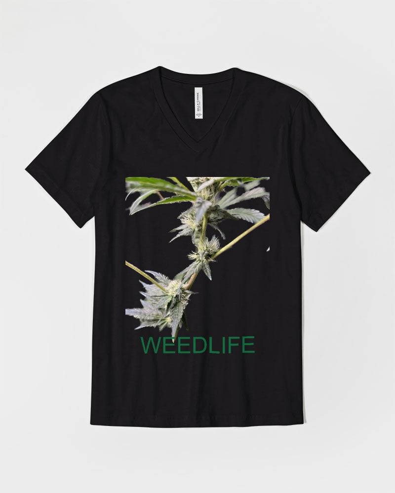 fz weedlife unisex jersey v-neck tee | b&c