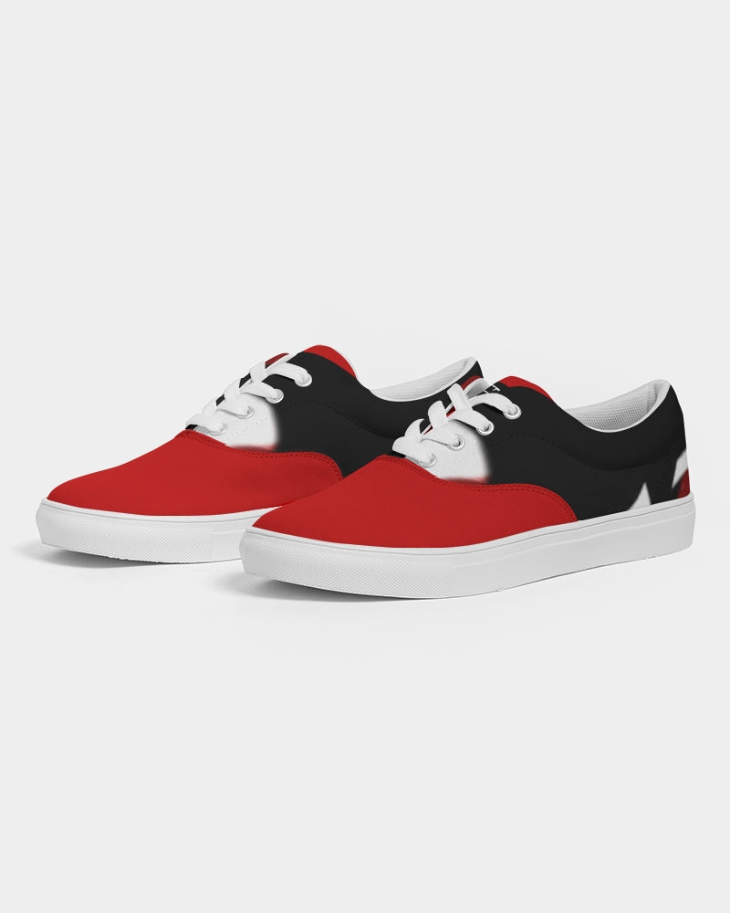 red zone women's lace up canvas shoe