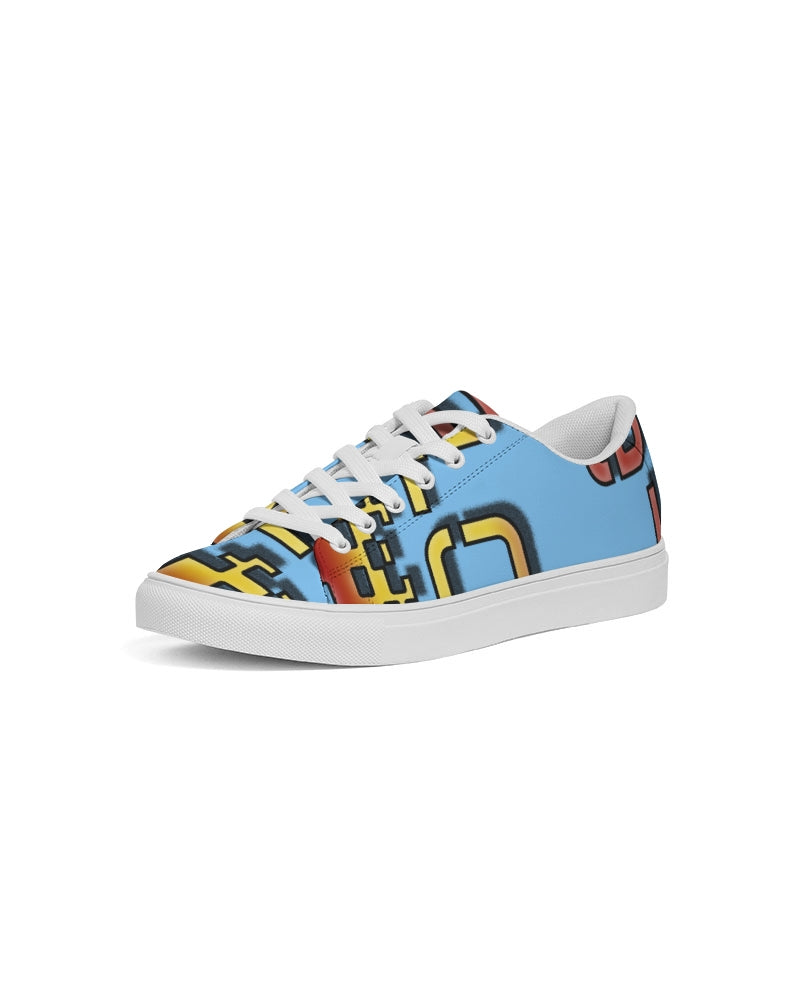 blue sky zone women's faux-leather sneaker