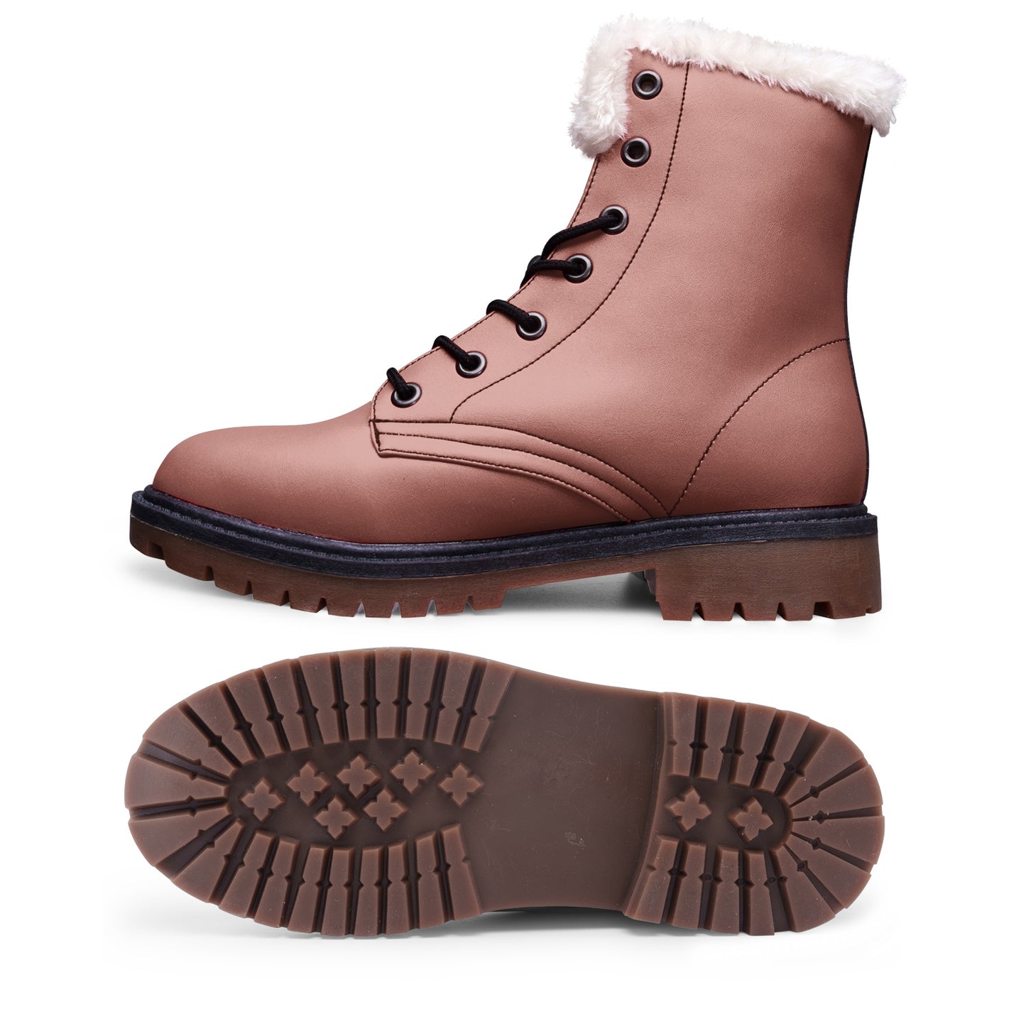 FZ Unisex Lace Up Winter Comfort Chukka Boots