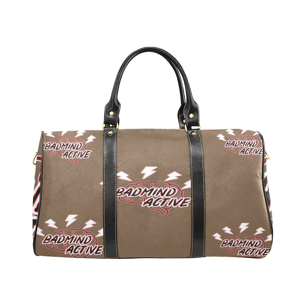 fz mind travel bag one size / fz mind travel bag - brown travel bag (black) (model1639)