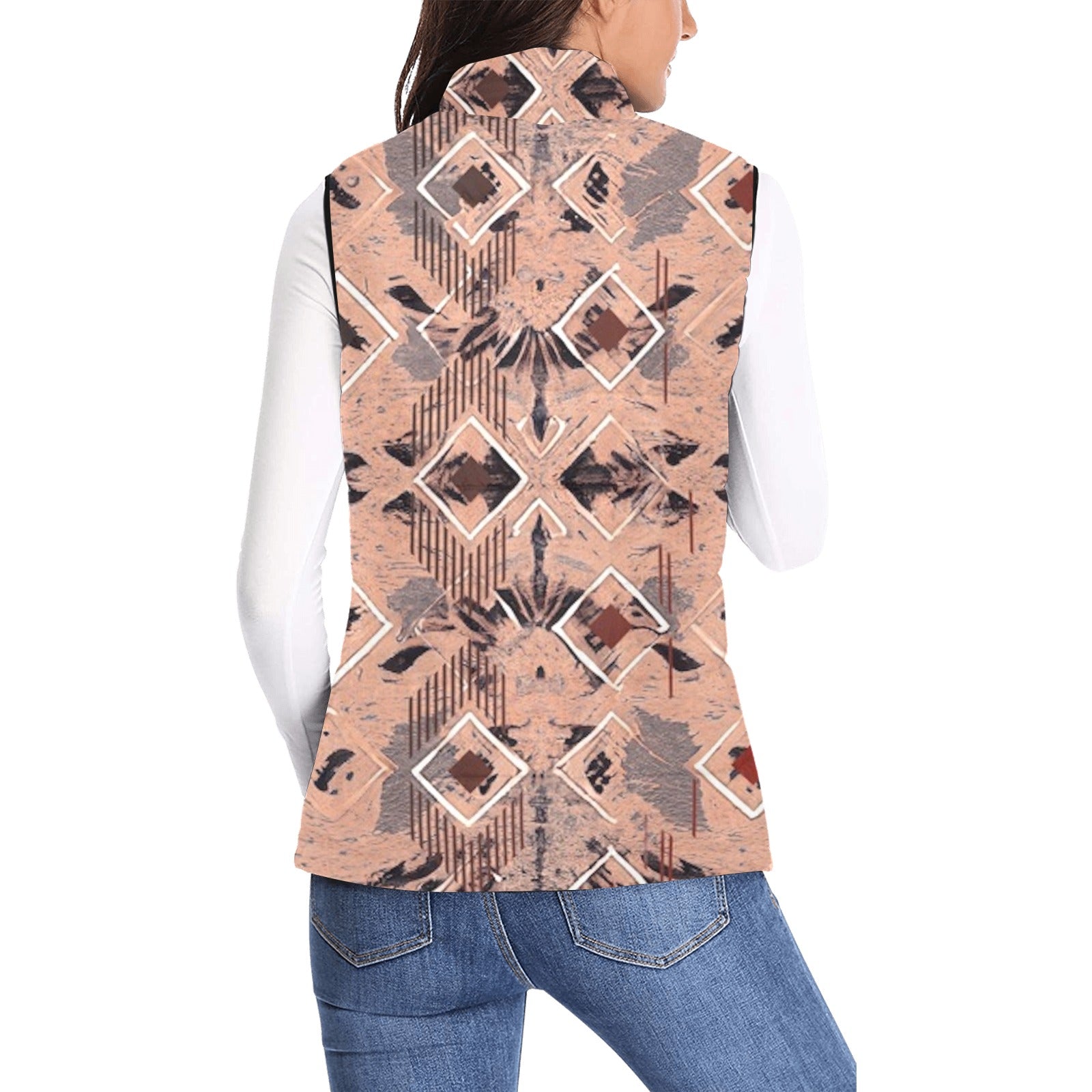 FZ  Women's African Print Puff Jacket 1 - FZwear