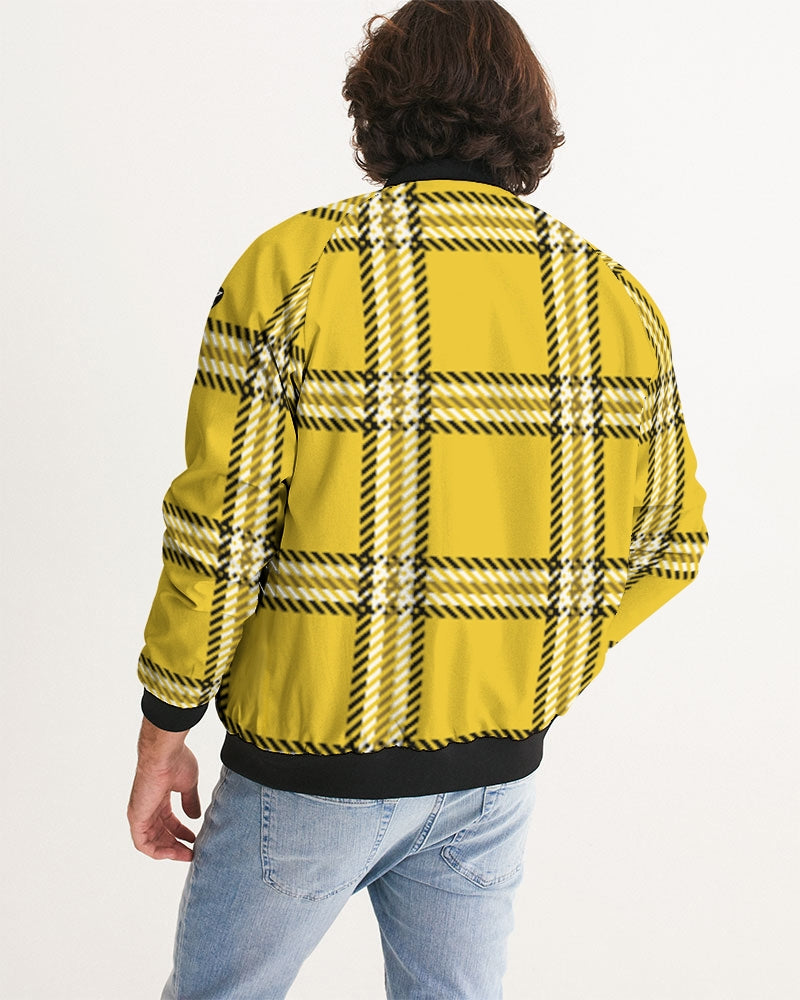 fzwear plaid men's bomber jacket