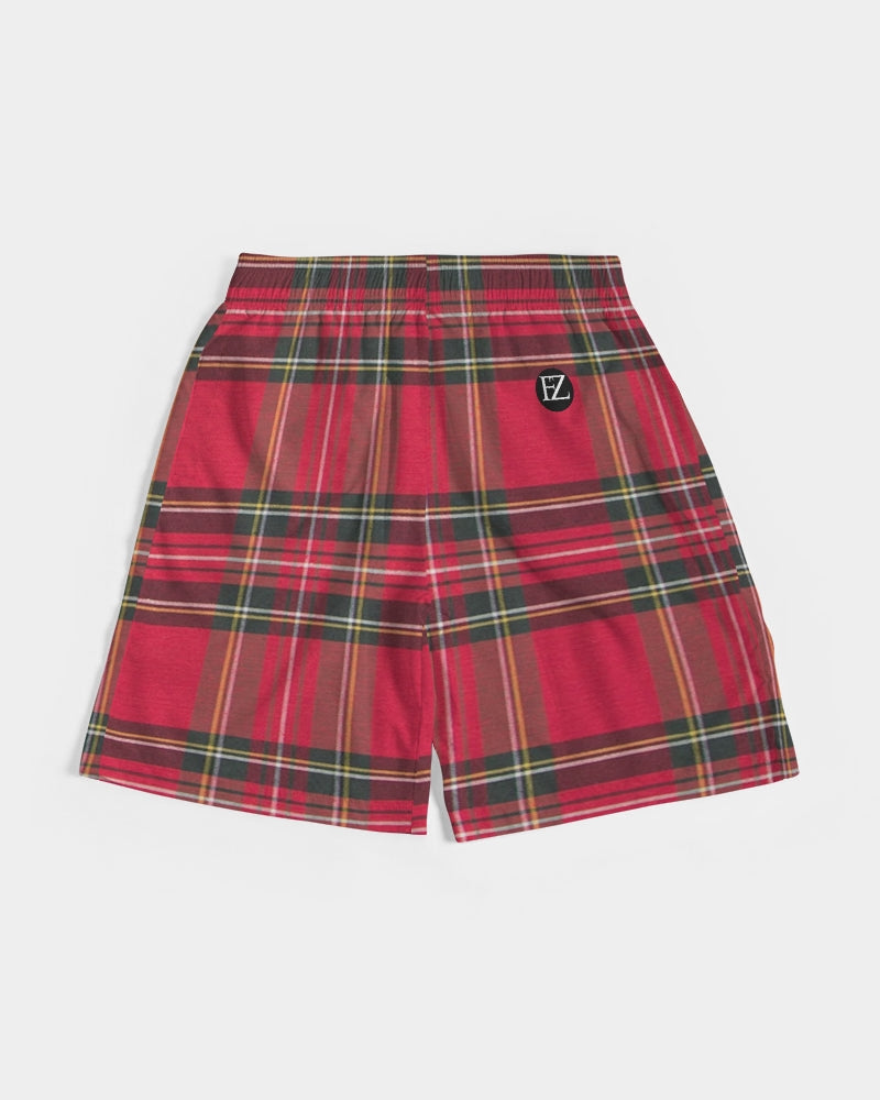 fz plaid too men's jogger shorts