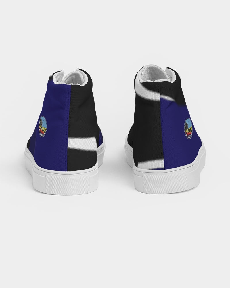 blue zone women's hightop canvas shoe