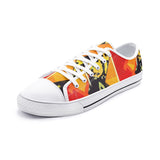 FZ African Print Unisex Low Top Canvas Shoes - FZwear