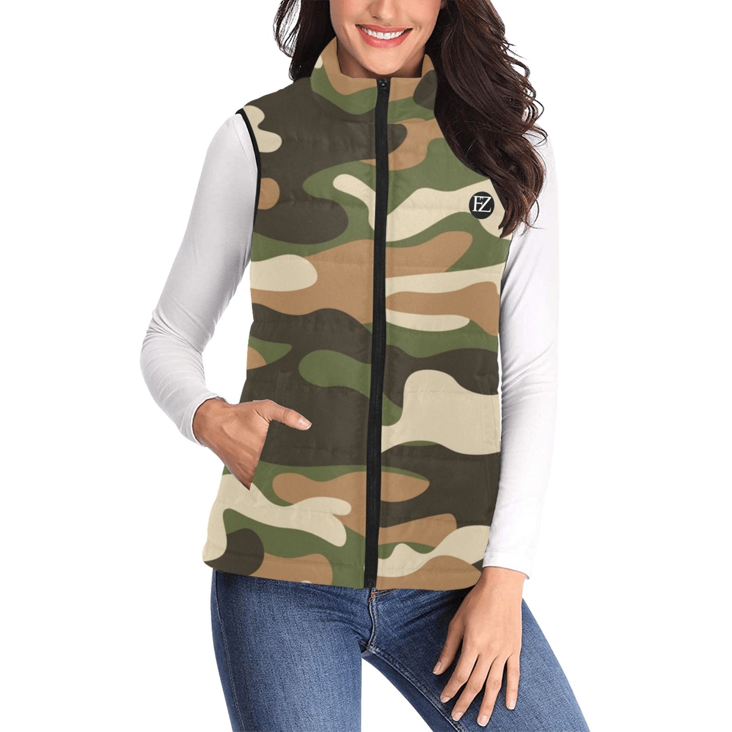 FZ Women's Puff Army 1 Jacket Vest