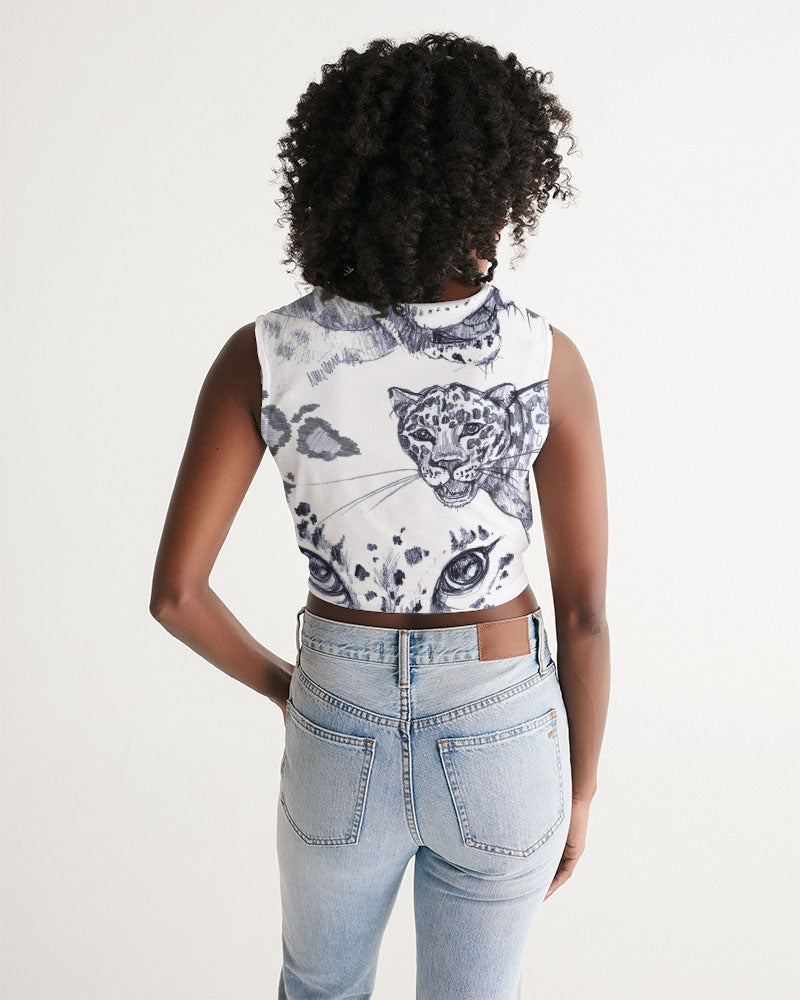 custom flite women's twist-front tank