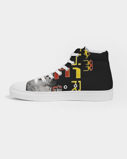 dark flite men's hightop canvas shoe