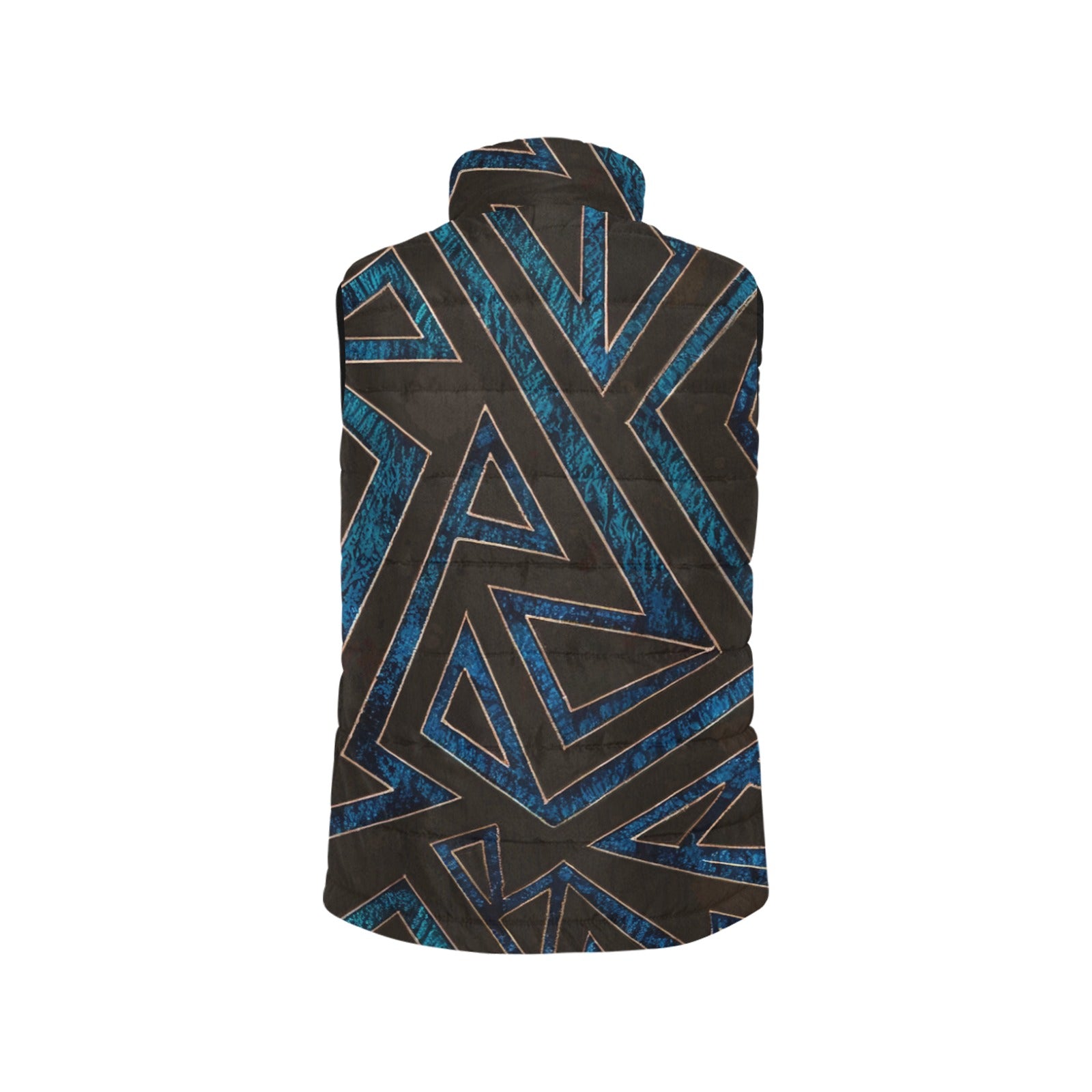FZ  Women's African Print Puff Jacket 4 - FZwear