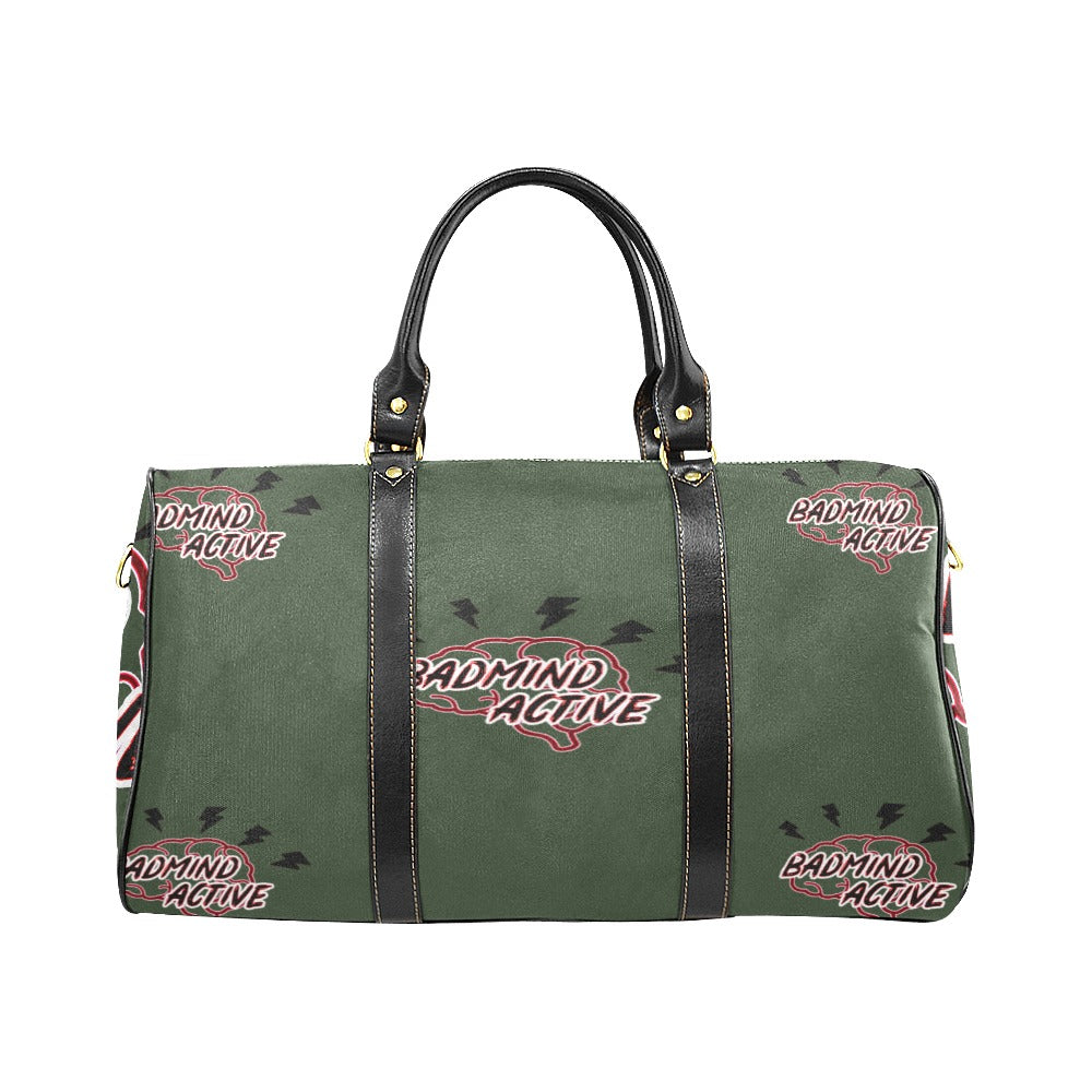 fz mind travel bag one size / fz mind travel bag - dark green travel bag (black) (model1639)