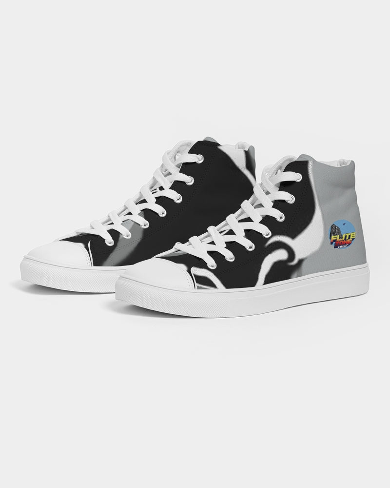 grey zone men's hightop canvas shoe