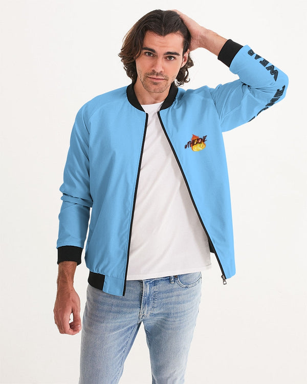 blue sky men's bomber jacket