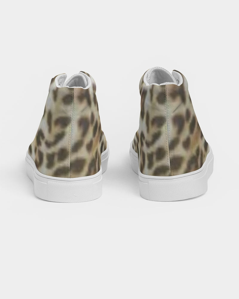 fz leopard zone men's hightop canvas shoe