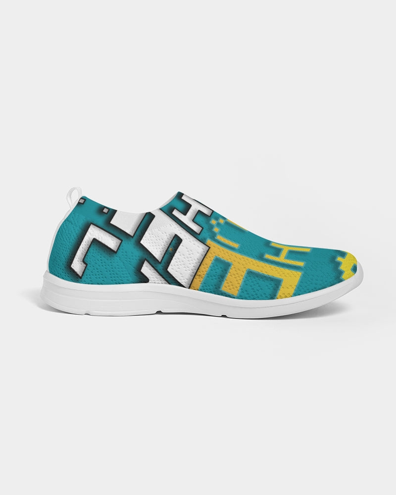 blue sky women's slip-on flyknit shoe