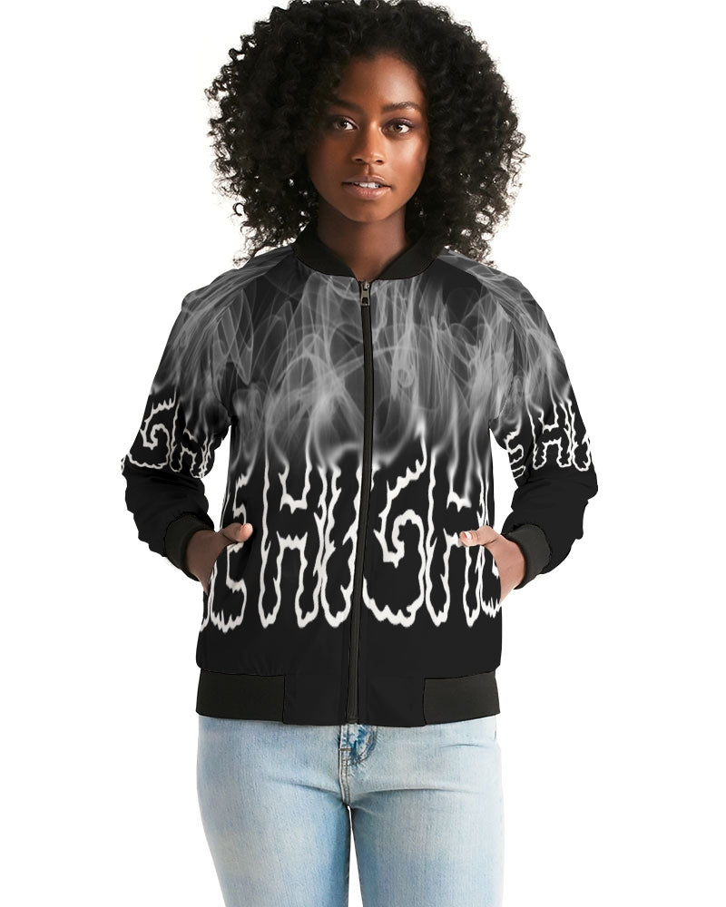 the higgest women's bomber jacket