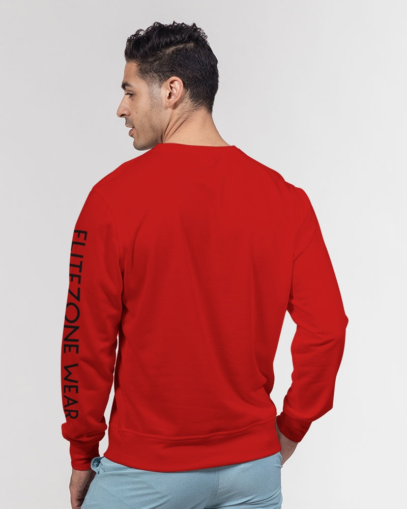 fire flite men's classic french terry crewneck pullover