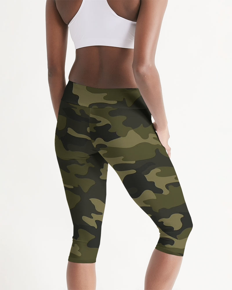 darker shade women's mid-rise capri