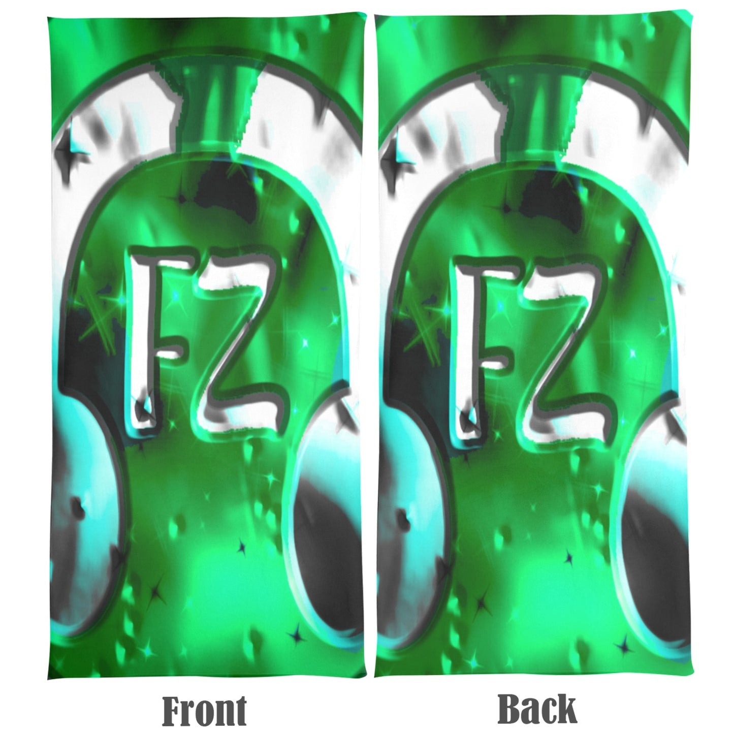 fz beach towel abstract 3 beach towel 31"x71"(two sides with different printing)