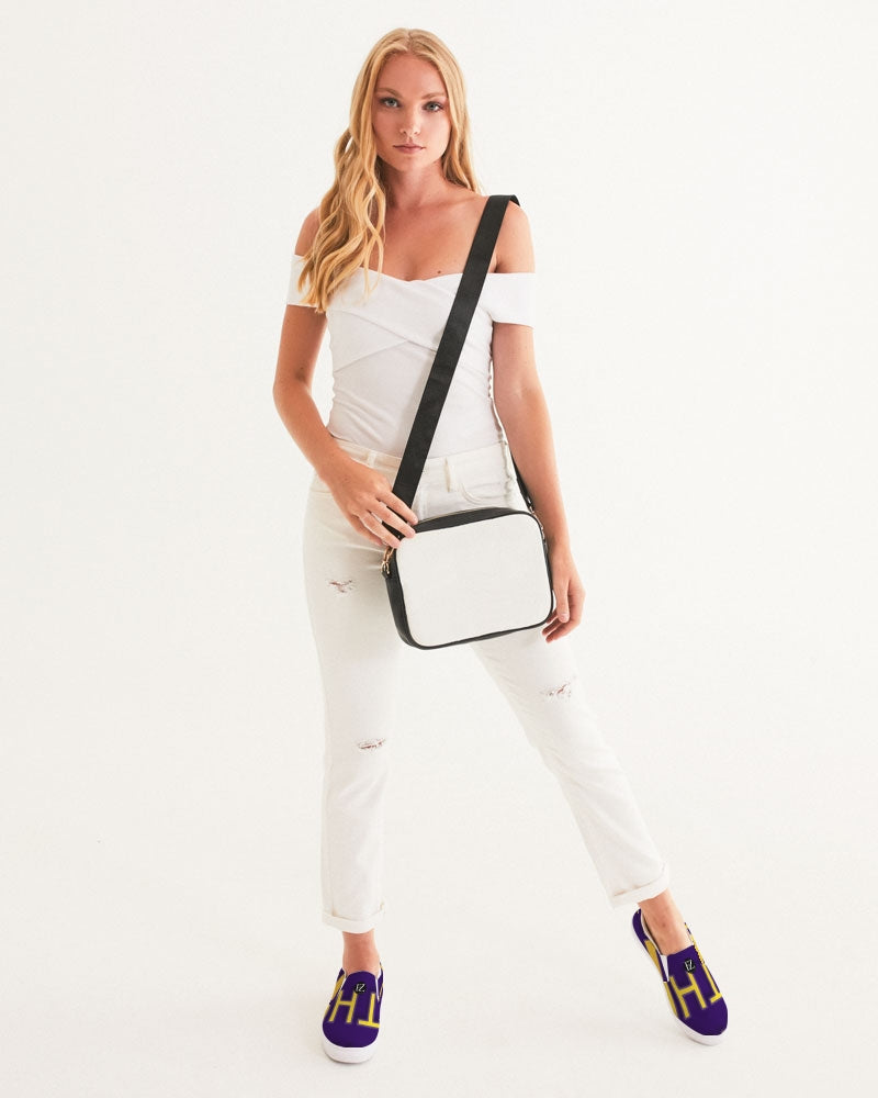 purple flite women's slip-on canvas shoe