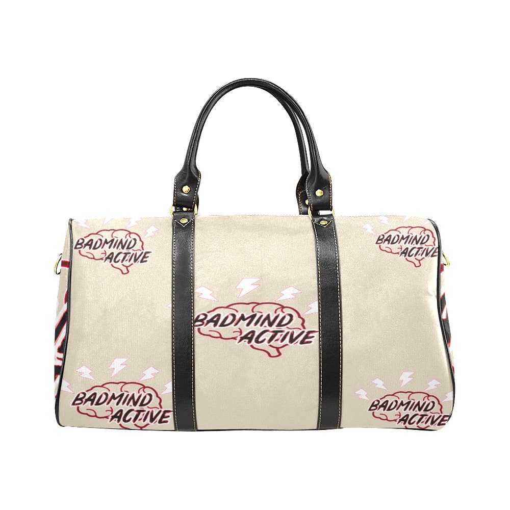 fz mind travel bag one size / fz mind travel bag - creme travel bag (black) (model1639)