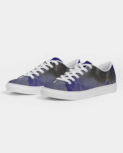 blue sea men's faux-leather sneaker