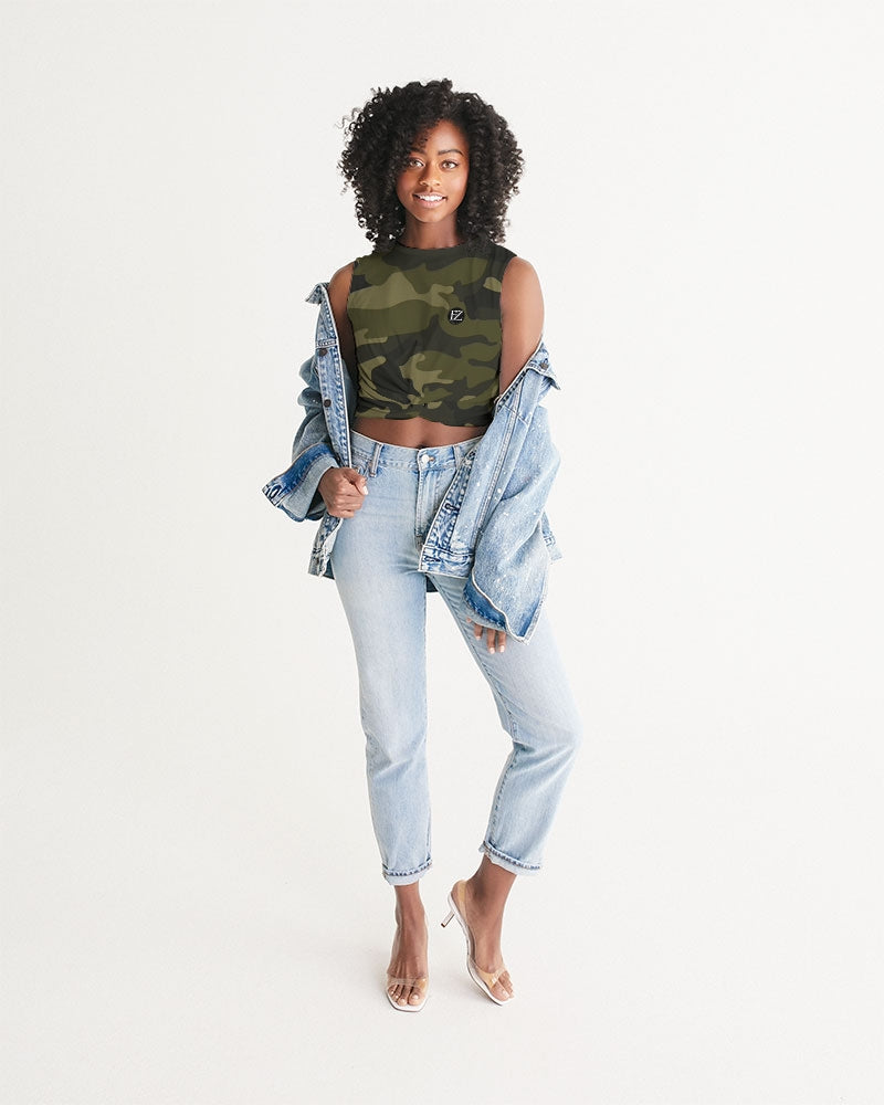 darker shade women's twist-front tank