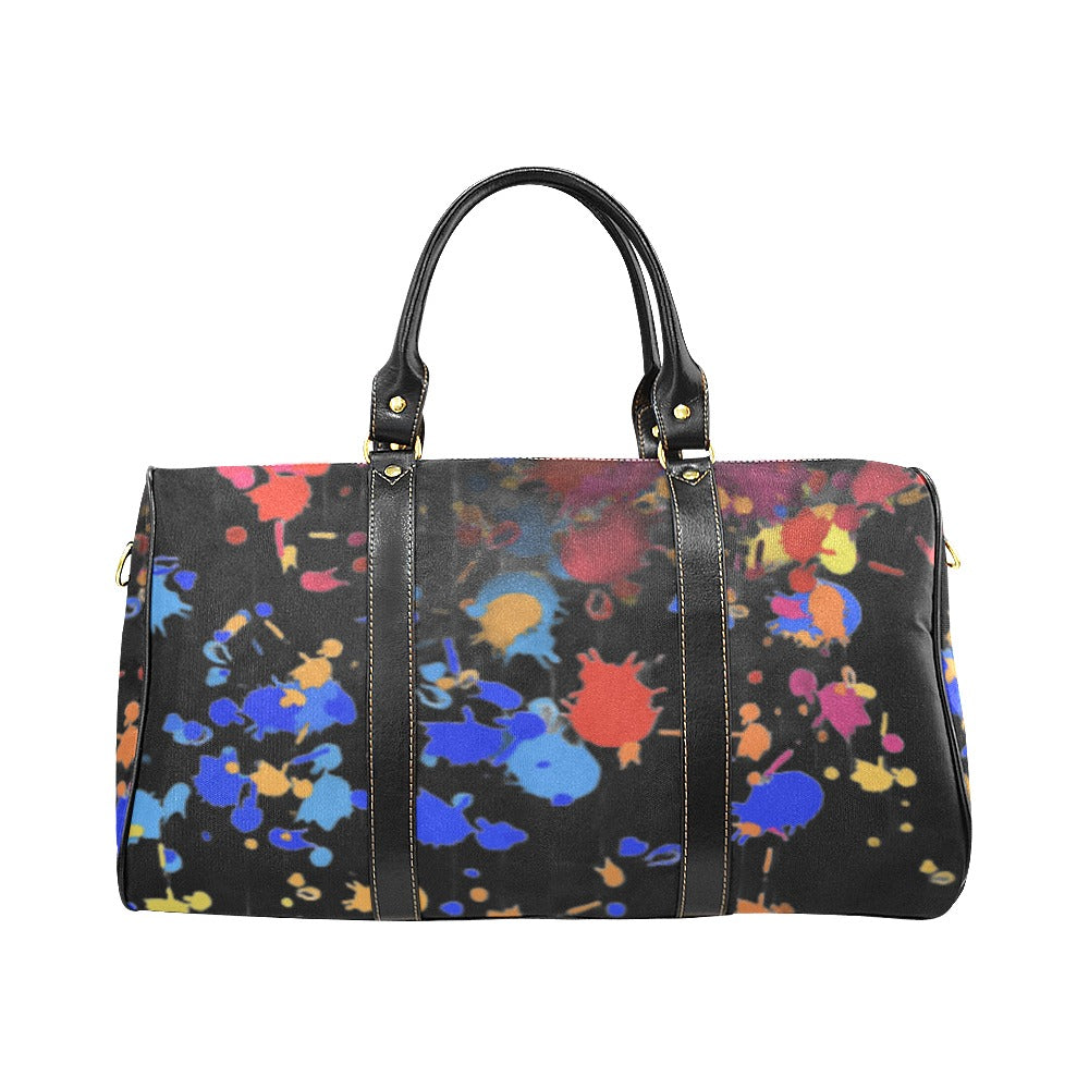 fz travel bag - paint travel bag (black) (model1639)