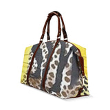 fz leopard print travel bag flight bag(model 1643)