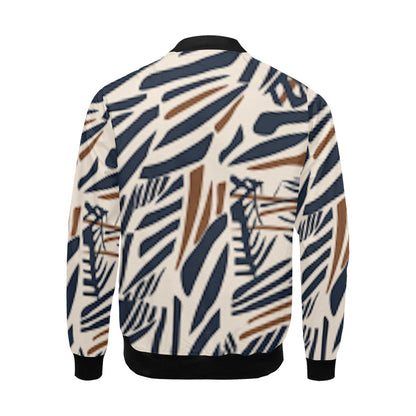fz men's designer jacket- safari men's all over print casual jacket (model h19)