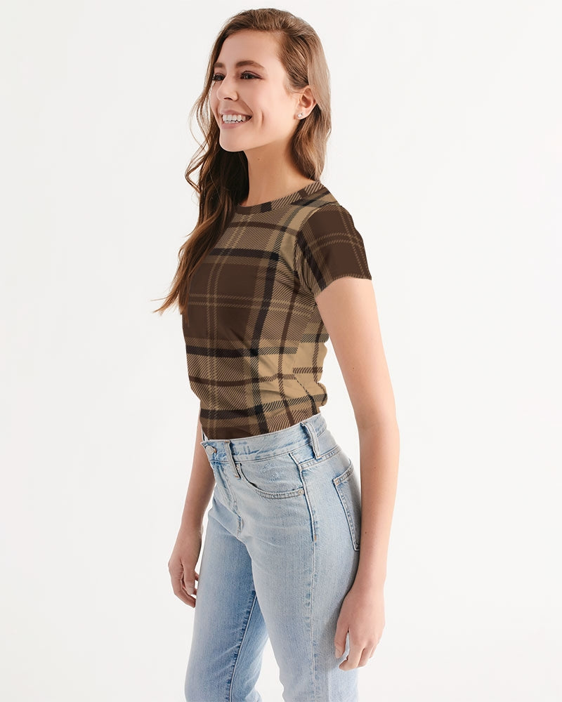 fz plaid women's tee