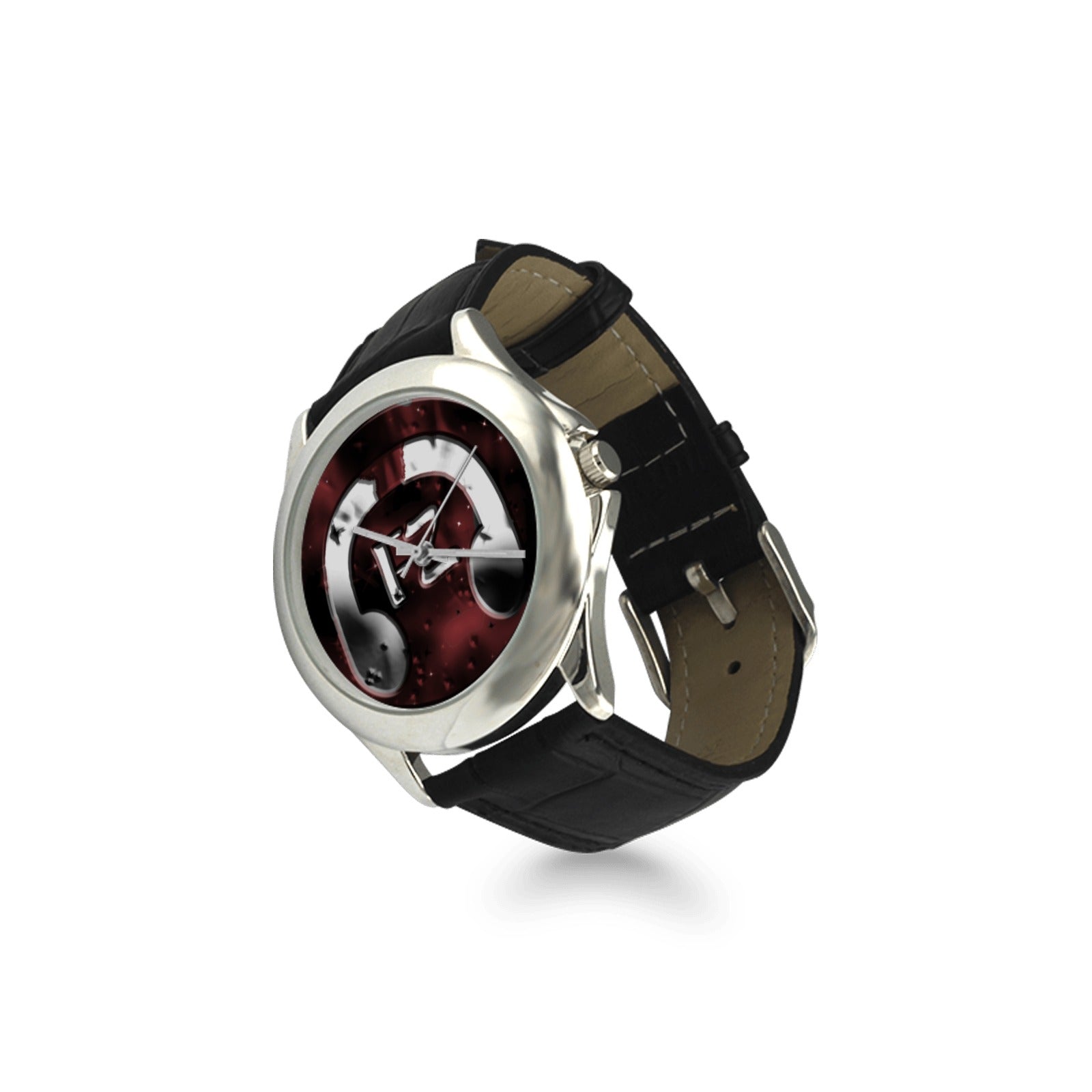 fz women's watch - burgundy women's classic leather strap watch (model 203)