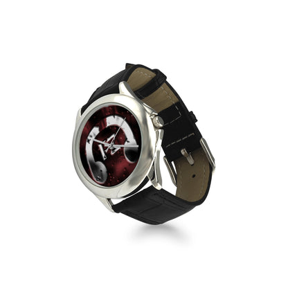 fz women's watch - burgundy women's classic leather strap watch (model 203)