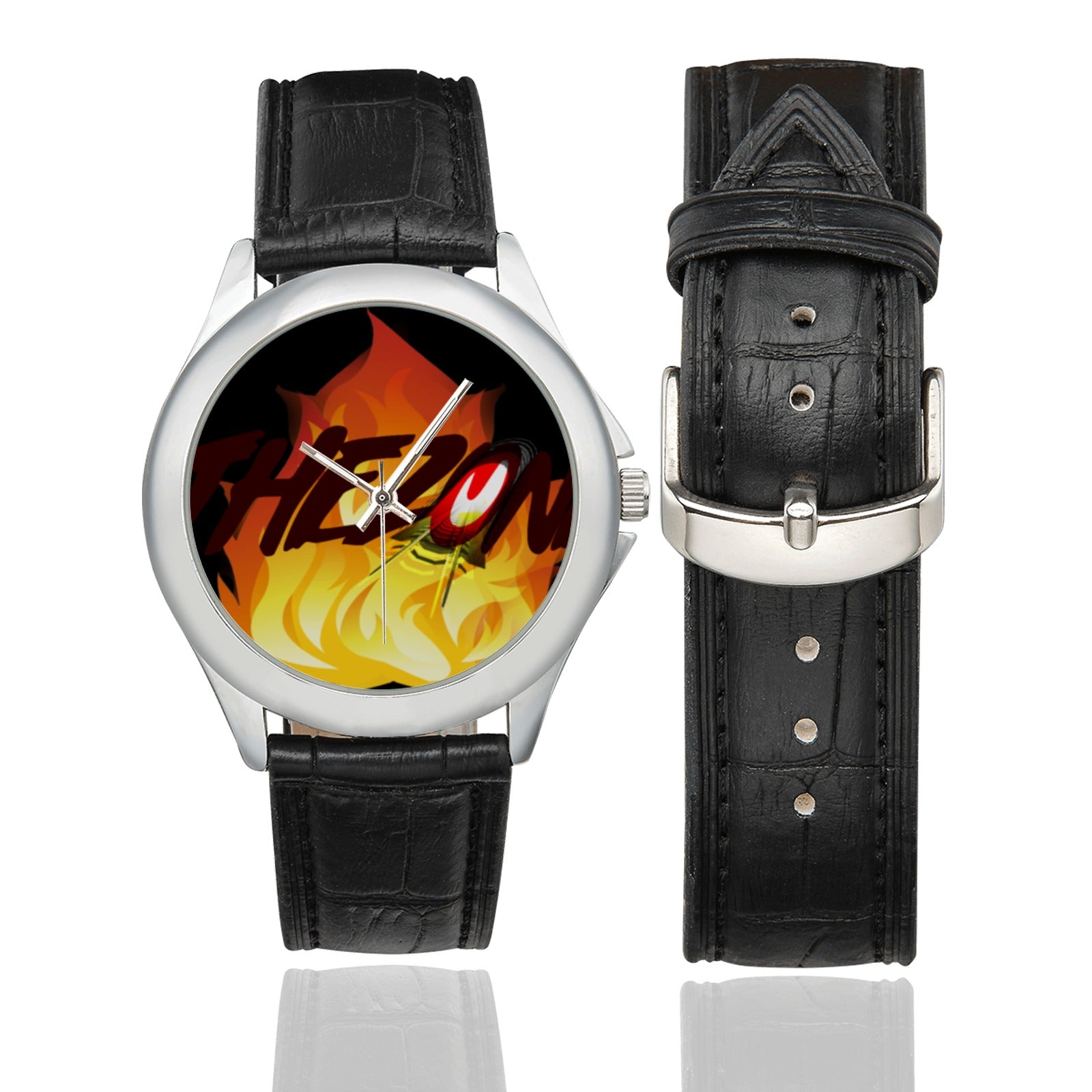 fz women's watch - fire zone women's classic leather strap watch (model 203)
