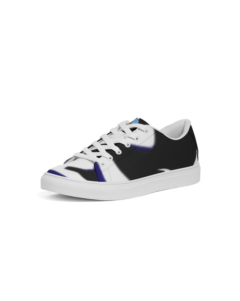 blue zone men's faux-leather sneaker