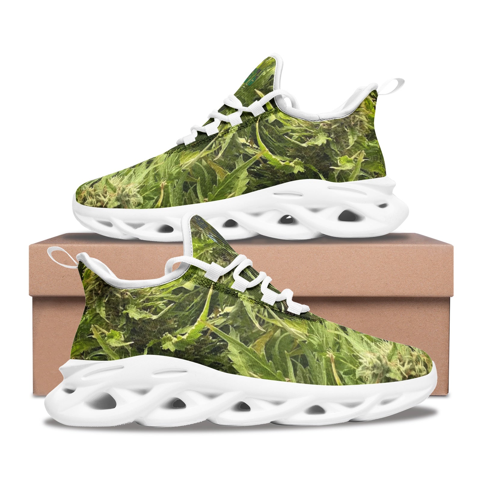 FZ Unisex Bounce Mesh Weed Knit Sneakers - FZwear