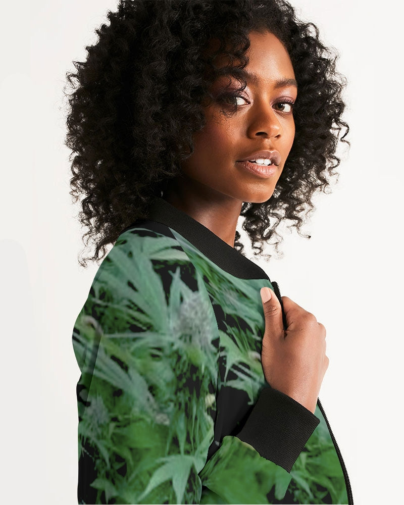 the bud - darker shade women's bomber jacket