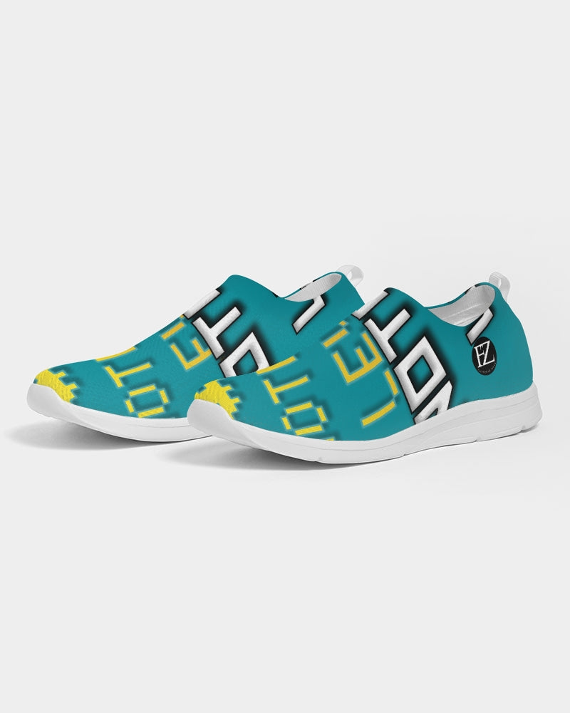 blue sky women's slip-on flyknit shoe