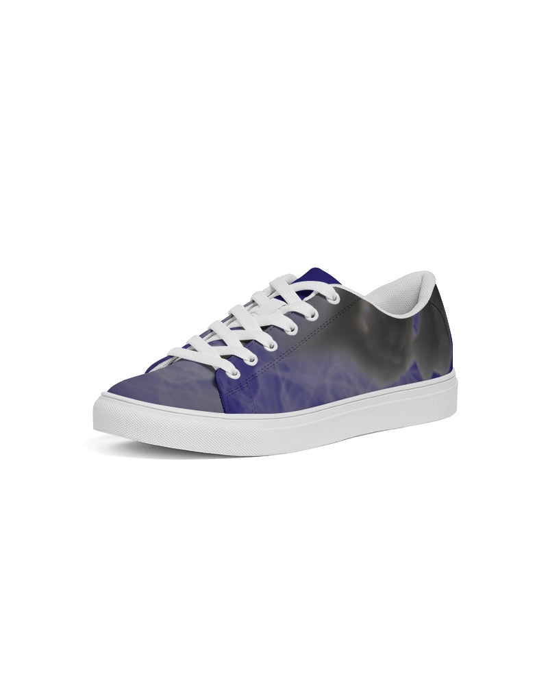 blue sea men's faux-leather sneaker