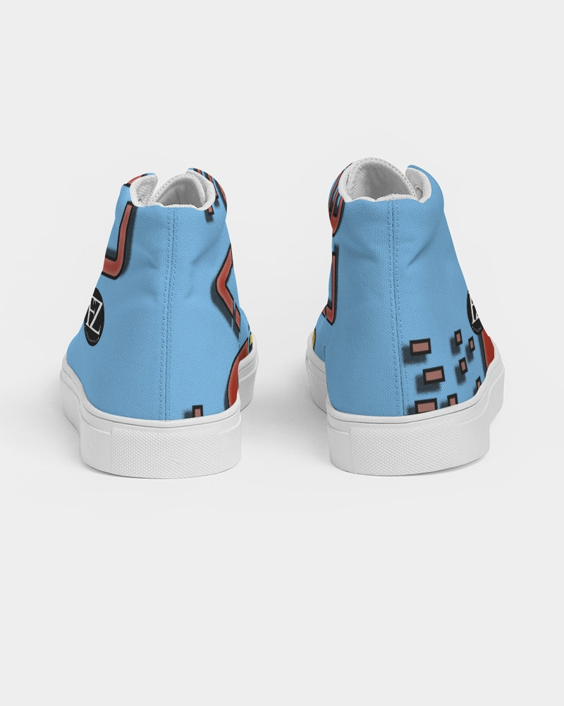 blue sky zone men's hightop canvas shoe