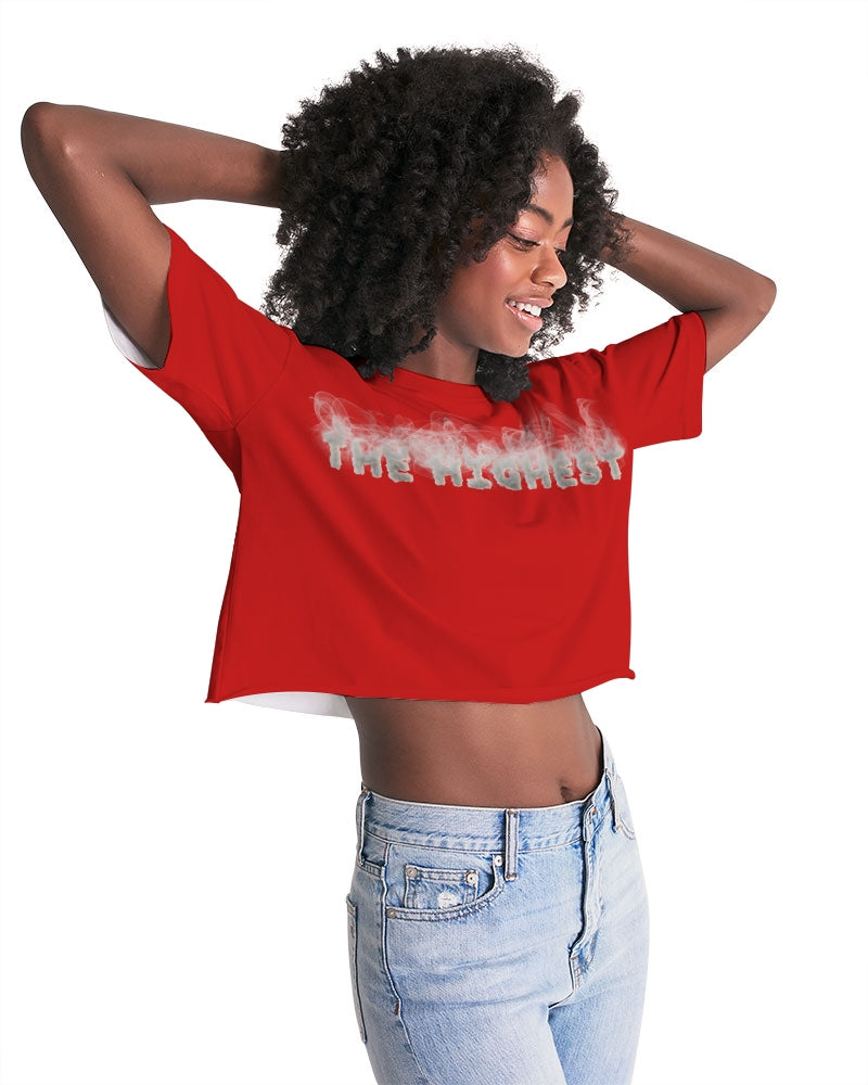 fire flite women's lounge cropped tee