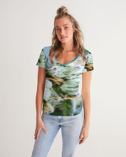 fz nature upgraged women's v-neck tee