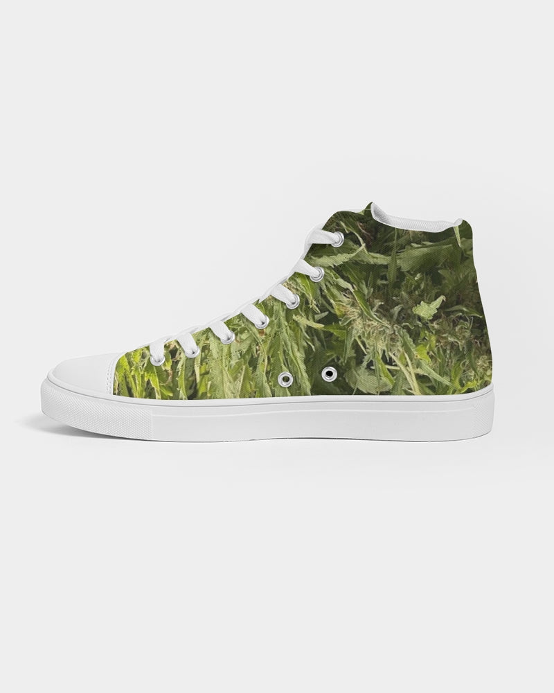 fz weed zone men's hightop canvas shoe