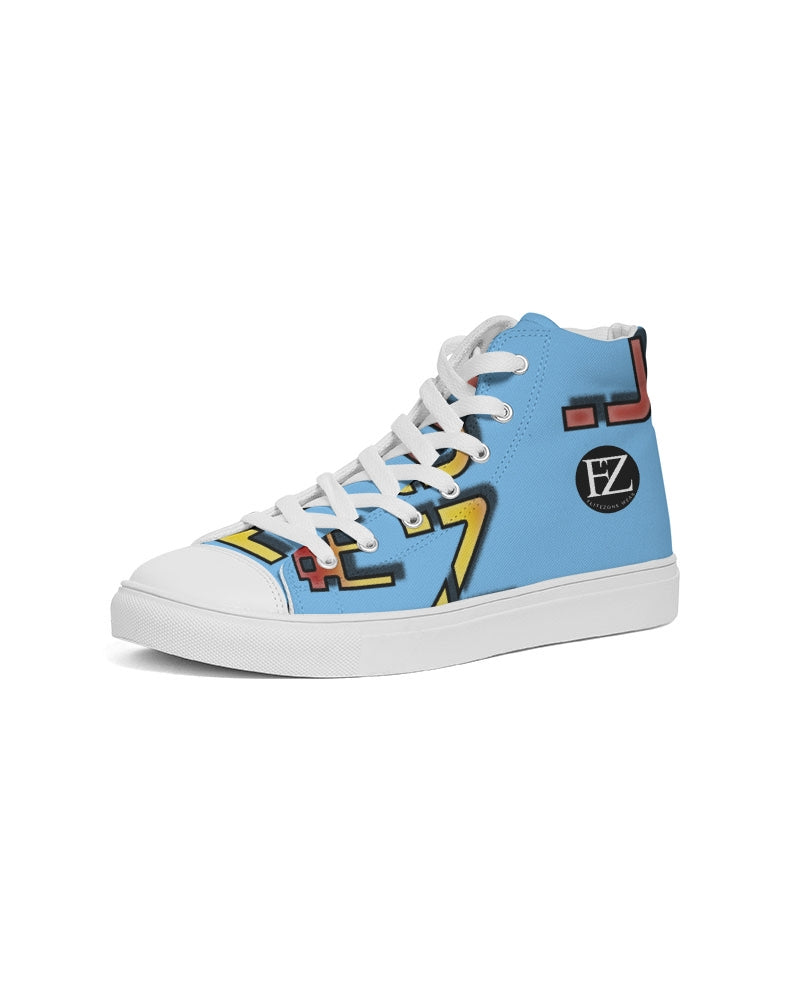 blue sky zone men's hightop canvas shoe